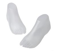 Moldeador de zapatos de plástico transparente de 22 cm x 8,5 cm para almacenamiento