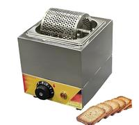 Moldeador eléctrico de mantequilla, rueda de mantequilla de acero inoxidable comercial de 10 litros con revestimiento uniforme de 360°, control ajustable de 30 a 80 °C para barbacoa, hamburguesas, pan