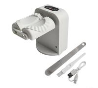 Moldeador eléctrico de raviolis | Máquina automática para hacer albóndigas | con batería de 1300 mAh | para actividades de cocina para padres e hijos | Gris