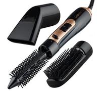 Moldeador Multifunción Clatronic HAS 3818 800 W 2 Temperaturas 3 Accesorios Cable Giratorio Negro Cobre