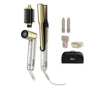 Moldeador, secador y plancha Shark Glam antifrizz (Set 5 cabezales) en Dorado | HD6051SEU | de SharkNinja