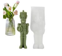 Moldes 3D Velas Navideñas Estatua Reutilizable Manual de Animal Cascanueces