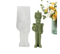 Moldes 3D Velas Navideñas Estatua Reutilizable Manual de Animal Cascanueces
