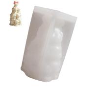 Moldes apilables de velas de silicona con forma de gato para hacer velas, jabón, decoración del hogar, de yeso, proyecto de resina epoxi, elastómero