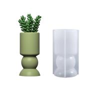 Moldes artísticos de silicona para base de velas, moldes de resina epoxi, forma redonda, soporte para velas, molde flexible