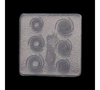 Moldes colgantes de resina para joyería retro de cielo, silicona de fundición epoxi de moda para mujeres, para posavasos, llavero, cenicero, bandeja de animales para hornear pasteles, rectangular