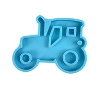 Moldes creativos para colgantes, aretes, molde de silicona en forma de coche, uso diario, moldes de joyería con textura para hacer joyas, collar de tractor brillante