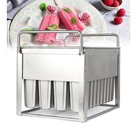 Moldes de acero inoxidable para helado casero, 40 ranuras, duraderos y fáciles de usar para golosinas congeladas
