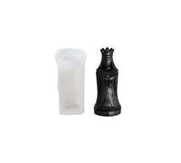 Moldes de ajedrez 3D para manualidades, construcción de silicona de grado alimenticio, perfectos para hacer velas, proyectos de chocolate y yeso, molde de diseño de ajedrez