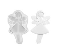 Moldes de ángel para resina - Molde de hormigón de silicona, plantilla artesanal de festivo de larga duración | Herramientas creativas para hacer bricolaje para planificadores de fiestas,
