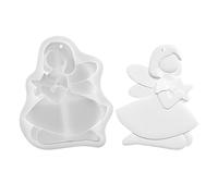 Moldes de ángel para resina - Molde de hormigón de silicona, plantilla artesanal de festivo de larga duración | Herramientas creativas para hacer bricolaje para planificadores de fiestas,