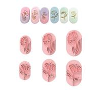 Moldes de arcilla en forma de hoja con función de desmoldeo suave, aptos para lavavajillas, adecuados para manualidades delicadas, accesorios de joyería, molde de prensa de aretes de hoja