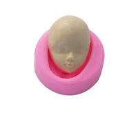 Moldes de arcilla Molde 3D de arcilla para cara de bebé, caras, molde | Molde artesanal pequeño de azúcar, arcilla, jabón, resina, chocolate, para manualidades, bricolaje