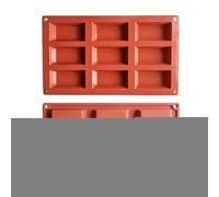 Moldes de barra de chocolate de silicona - Mulas de caramelo de silicona - Moles de chocolate antiadherentes y fáciles de liberar - Herramientas de hornear para pasteles molde para niños, niñas, deb