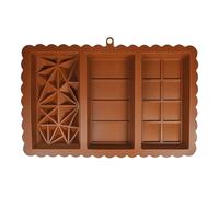 Moldes de barra de chocolate profundos, moldes gruesos para barras de caramelo, molde de chocolate fácil de liberar, moldes de silicona, caramelos grandes para preparación de fiestas caseras de