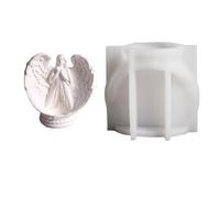 Moldes de base multifuncional, moldes para manualidades, forma de ángel, soporte de silicona, molde de resina de silicona