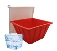 Moldes de bloque de baño de hielo - Molde de silicona para baño de hielo frío | Molde de enfriamiento de agua para bebidas a prueba de fugas para hombres, atletas, padre, marido, adultos y mujeres