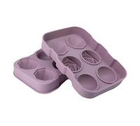 Moldes de bolas de hielo de rosas - Molde de silicona para hacer bolas de hielo - Máquina de congelación de 6 agujeros Molde de crema de chocolate, jabón, fondant y galletas
