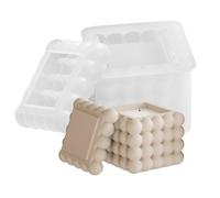 Moldes De Burbujas Para Velas - Moldes De Resina De Silicona 3D, Herramientas Artesanales Reutilizables | Molde De De Vela Hecho A Mano De Diseño Moderno Creativo Para Principiantes, Suministros