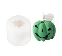 Moldes de calabaza - Juego de moldes de silicona para Halloween, ideas de manualidades de otoño, moldes reutilizables para arte de jabón de velas, forma de calabaza para Acción de Gracias, decoración