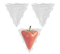 Moldes De Calabaza Para Cultivo - 3 Moldes Transparentes Triangulares y Cúbicos - Reutilizables en el Cultivo de Frutas - Para Cultivar Tomate Fresa Calabaza Y Sandía En Jardín