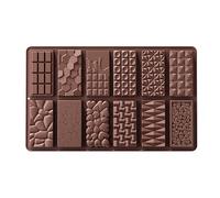 Moldes De Caramelo De Chocolate, Moldes De Chocolate Separables | Moldes De Silicona Alimentaria Para Caramelos De Chocolate | Moldes De Caramelo Antiadherentes, Moldes De Barrita De Cereal Nut