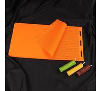 Moldes de cera de abeja para producción 2 moldes de silicona diseñados para la creación de copos de cera de abeja (41,5 x 20,5 cm, naranja)