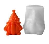 Moldes de chocolate de Halloween, molde de silicona 3D, molde de gnome de otoño para decoración de cake, jabón, fondant, vela y decoración del hogar