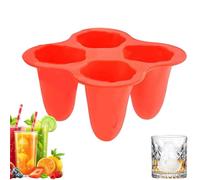 Moldes de chocolate de Halloween, moldes de silicona para caramelos fantasmas, 4 cavidades para tartas, para cubitos de hielo, forma segura para adultos, cocina, Halloween, fiestas, postres