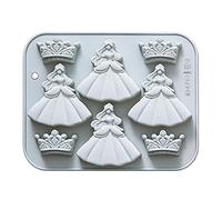 Moldes de chocolate de silicona - 8 cavidades Fácil liberación Reutilizable Lindo - Moldes de silicona para manualidades - para mantequilla Mini postres Jabón Velas Decoración de pasteles, Bar