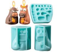 Moldes de chocolate de silicona, de calidad alimentaria, fácil desmolde, bricolaje, moldes de silicona para magdalenas para galletas, pasta de azúcar, postres, jabón,