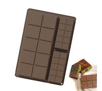 Moldes De Chocolate,Molde Profundo Para Barras De Chocolate Rellenas | Molde Rectangular Antiadherente Desmoldar Fácil Para Jabón Jalea Hielo Snacks - Reunión