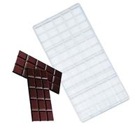 Moldes de Chocolate,Utensilios de Repostería Transparentes - Moldes Reutilizables Para Golosinas,Para Postres Navideños De Chocolate, Barritas Rellenas De Caramelo Y Snacks