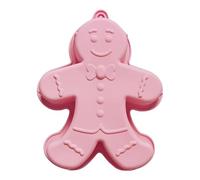 Moldes de cocina de Navidad 3D - Molde de silicona flexible para golosinas para las vacaciones, moldes para hornear de Navidad 3D | Gingerbread Candy Soap Shaper para niños manualidades decoración de