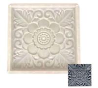 Moldes de concreto, moldes de piedra de plástico Patrón floral Cemento de ladrillo para pasarela de jardín, pasos de bricolaje, caminos de jardín de pavimento, sellos de concreto y formas