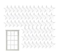 Moldes de corte de estrellas para tablón de anuncios, 60 piezas de purpurina para decoración de bodas, 15 cm, diseño de estrellas troqueladas, para Navidad, celebración, hogar, graduación, boda
