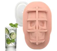 Moldes de cubitos de hielo de cóctel - de hielo de cráneo VADO CAKER | Herramienta flexible para congelador de alimentos flexibles para bebidas de café Cócteles Whisky