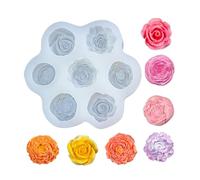 Moldes de Flores de Silicona,Herramientas para Decoración y Manualidades | Moldes de Caramelos y Confites,para Proyectos de Arte, Velas, Jabón y Resina
