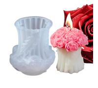 Moldes de flores para velas, molde de silicona para el día de San Valentín, molde de vela único para el día de la madre, oficinas, Acción de Gracias, Navidad