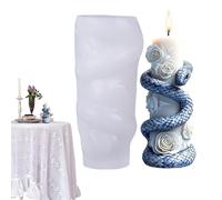 Moldes de fundición de resina, formas de velas de silicona, reutilizables, flexibles, epoxi, manualidades, accesorios de decoración hechos a mano para escultura de postres, accesorios de decoración