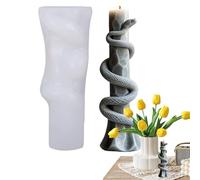 Moldes de fundición de resina, formas de velas de silicona, reutilizables, flexibles, epoxi, manualidades, accesorios de decoración hechos a mano para escultura de postres, accesorios de decoración
