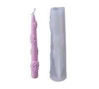 Moldes de fundición para flores, varillas largas, adornos de silicona, lazos para hacer lazos de resina epoxi, arcos de silicona, varillas largas