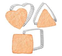 Moldes de galletas para vacaciones, molde de cortador de galletas - Triangle Shape Bread Balloss Cutter,Molde de fabricante de galletas de liberación antiadherente para queso, frutas o arcilla a