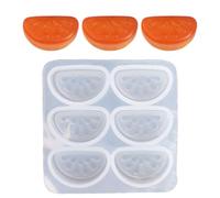 Moldes de goma de silicona - Moldes de silicona para caramelos de oso de goma,Mini bandejas de cubitos de hielo antiadherentes resistentes a desgarros con forma de cítricos de oso de botella de cola,