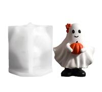 Moldes De Halloween,Suministros Manualidades Calabaza Fantasma Antiadherentes,Moldes De Silicona Para Resina Y Velas Espeluznantes | Para Resina Epoxica, Jabón, Yeso, Arte, Decoración De