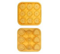 Moldes De Hielo - 9 Cavidades Ligero Y Antiadherente | Molde de corazones de hielo para bebidas - Cócteles De Whisky Refrescos Zumos Limonada Bebidas Yogur Piscina Cocina Picnic Camping