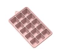 Moldes de Hielo de Silicona | 15 Celdas Con Tapa Fácil Desmoldeo,Cubiteras para Cócteles en Congelador | Whisky Café Agua Chocolate Gelatina Postres Bar Verano