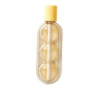Moldes de hielo de silicona con popotes, moldes reutilizables para niños y adultos, para hacer tú mismo, zumo de frutas, batidos, yogur, heladas, fácil liberación, verde, amarillo y rosa (amarillo)