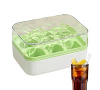 Moldes De Hielo | Molde Para Cubitos,Diseño Con 6 Compartimentos, Caja Para Congelar Fácil Extracción Para Bebidas, Cocina Y Hogar