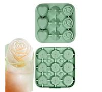 Moldes De Hielo Para Cócteles,9 Cavidades Fácil Desmoldeo | Molde de corazones de hielo para bebidas,Para Vida Diaria Piscina Cocina Picnic Camping Bebidas Whisky Cócteles Refrescos Zumos Limonada Beb